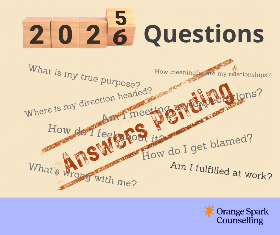 List of questions about purpose, direction, relationships, and work that are still pending from 2025 or earlier